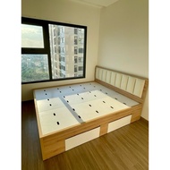 Luxury bedroom decor leather headboard set (1m2=>2m2) 45cm high