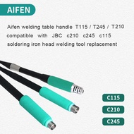 AIFEN Station ด้าม T210/T115/T245/T12รองรับ JBC C210 C245 C115เคล็ดลับการบัดกรีเครื่องมือเชื่อมแทนที