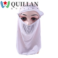 QUILLAN Uv Protect Neckline Mask UV Protection Windproof Golf Hat Riding Mask Mountaineering Hat Women Sun Hat Full Face Caps