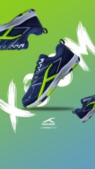 SEPATU BADMINTON BULUTANGKIS HUNDRED XOOM