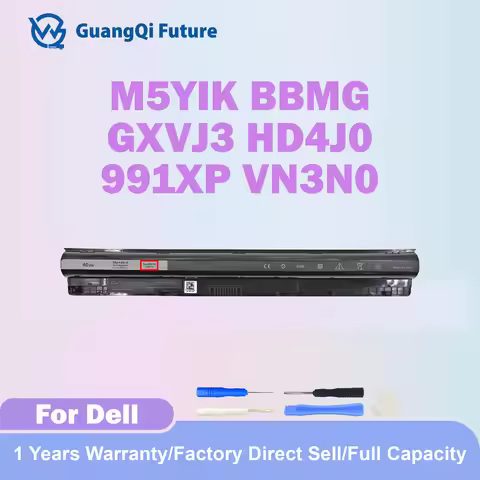 GXVJ3 HD4J0 K185W WKRJ2 VN3N0 991XP 07G07 78V9D M5Y1K Laptop Battery for Dell Inspiron 14 15 17 5000