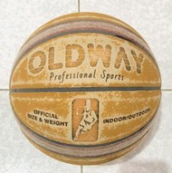 二手籃球 OLDWAY PU合成皮7號籃球/室內外籃球/手感佳