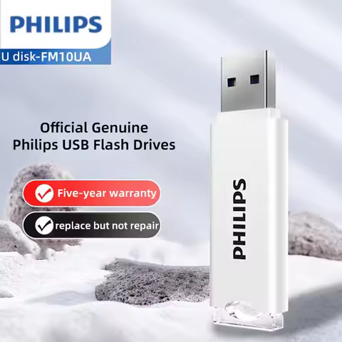 PHILIPS USB Flash Drive 2.0, 64GB, Storage Expansion for Photos, Videos, Music, Files