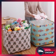 Gratis Ongkir - Storage Box Besar 100 Liter / Keranjang Serbaguna / Keranjang Baju Tempat Pakaian / 