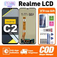 Ori LCD Realme C2 Original asli hp Touchscreen Mencegah Layar Meledak FHD Kualitas Terbaik