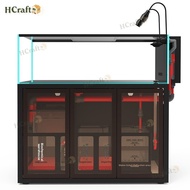 Fish Tank Bottom Filter Stream Tank Backflow Side Overflow Ecological Marine Tank Aquatic Plant Tank