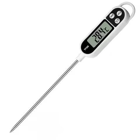 TP300 Probe Thermometer 1-Pack, Fast & Accurate 0.1°C Resolution, 9.65in Long, HOLD Function, for Ki
