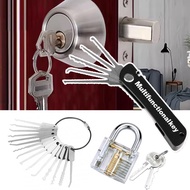 Key Practice Tool Repair Tool for Locksmith Portable Locksmith Tools Unlock Kit