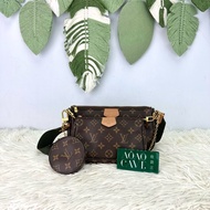 LV 5 in 1 Multi Pochette 晶片款 單肩斜肩包