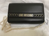 MOSCHINO 珠寶款掀蓋側背包