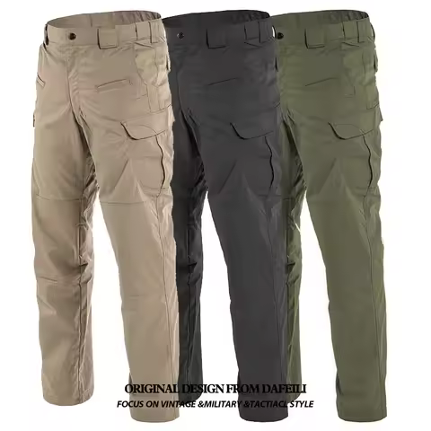 Double knee cargo tactical work khaki ix9 security workout waterproof army military hunting workwear