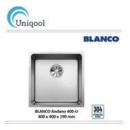 BLANCO ANDANO 400-U Single Bowl Stainless Steel Sink