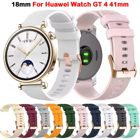 Soft Silicone Strap correa for Huawei Watch GT4 41mm Replacement Bracelet Wristband for Huawei Watch