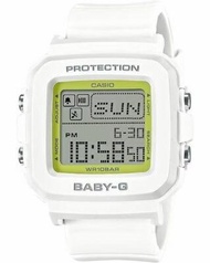 卡西歐 BABY-G 運動手錶，10 ATM 防水，女士數位手錶，大尺寸易讀 LCD 錶盤 ，秒錶，倒數計時器，LED 照明，跑步手錶，馬拉松，跑步手錶，戶外手錶。