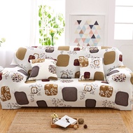 1/2/3/4 Seater Solid Color Sofa Cover Stretch L Shape sarung kusyen Universal Slipcover Seat Cover