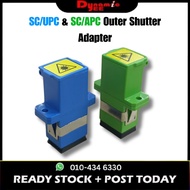 AD101 SC/UPC SC/APC Outer Shutter Fiber Adapter 1PC | SC Simplex Shutter Adapter | FTTH Fiber Optic 