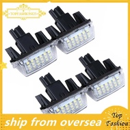 [TopFashion] 4PCS LED License Number Plate Lights Lamp for     for E18 Vios   EZ Noah Proace City