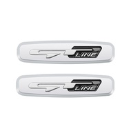 2pcs/lot GT Line Badge For KIA Sticker GT Seat Sticker Interior Emblem Sticker For KIA K5 CARNIVAL S