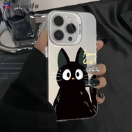 Cute Funny Black Cat Phone Case For Realme 13 Pro 12 11 Pro Plus 12X 11X 10 9 8 Pro 5G 9i 8i 5 5s 5i