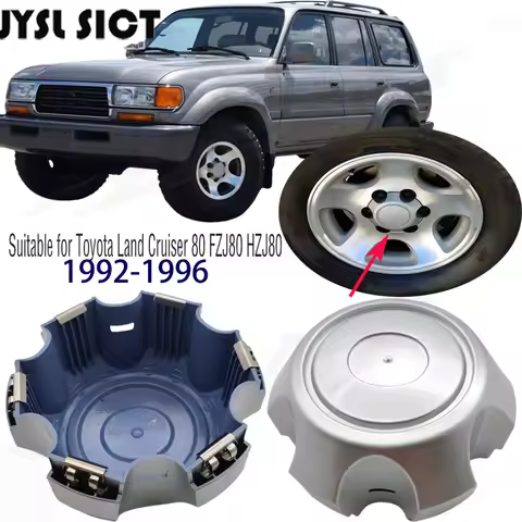 4 Pcs Wheel Center Hub Cap FOR Toyota Land Cruiser 80Series FZJ80 Fj80 1990-1998 Wheel Center Hub Ca