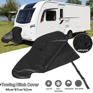 Universal Caravan Hitch Cover, Waterproof Tow Hitch Cover, Tongue Jack Cover,Trailer Towing Ball Loc