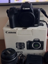 Canon EOS M50 連 EF-M 15-45mm f/3.5-6.3 IS STM 鏡頭套裝