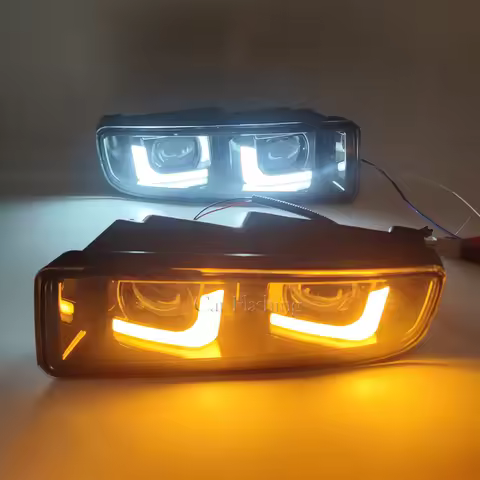 Car DRL For Lexus LX470 CYGNUS 1998-2007 LED Turn Signal Daytime Running Light Daylight Front Bumper