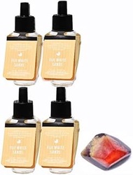 Fiji White Sands - White Barn Bath/Body Work- 4 Pack Wallflowers Home Fragrance Refills 0.8 fl oz / 
