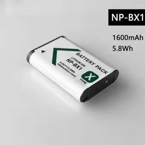 3.6v 1600mAh NP-BX1 Digital Camera Battery for Sony DSC-RX100 DSC-WX500 IV HX300 WX300 HDR-AS15 X300