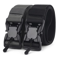 Unisex Genuine Tactical Belt Quick Release Outdoor Military Magnetic Buckle Belt Nylon Men Women Belt Plus Size 140 160 180cm