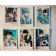 Available) Card, pola artist Anime Blue Lock char Isagi,Rin, Hiori