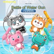 Children Summer Water Guns Outdoor Beach Toy Pool Party Large Capacity Backpack Spray Water Gun Cartoon Animals Water Gun Kids