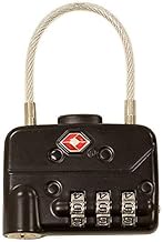 SKB 1SKB-PDL-C TSA Combination Cable Lock Padlock - 2 Per Pack