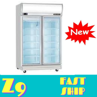 SNOW UPRIGHT FREEZER SNOW 2 DOOR DISPLAY UPRIGHT FREEZER (LY1000BBF ) - 923L