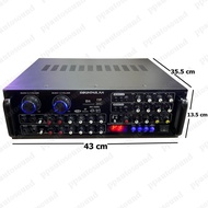 POWER AMPLIFIER 4CH เครื่องขยายเสียง STEREO DIGITAL เพาเวอร์แอมป์ขยายเสียง แอมป์ขยายเสียง มี Bluetoo