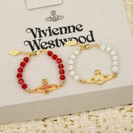 Vivienne Westwood 高版本星球鑲鑽珍珠手鍊