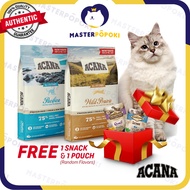 Acana 𝐏𝐚𝐜𝐢𝐟𝐢𝐜𝐚/𝐖𝐢𝐥𝐝 𝐏𝐫𝐚𝐢𝐫𝐢𝐞 Dry Cat Food Acana Cat Food--FREE GIFT//4.5kg
