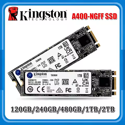 Kingston A400 M.2 2280 SATA SSD 2TB 1TB 480GB 240GB 120GB NGFF Internal Solid State Drive for PC Lap