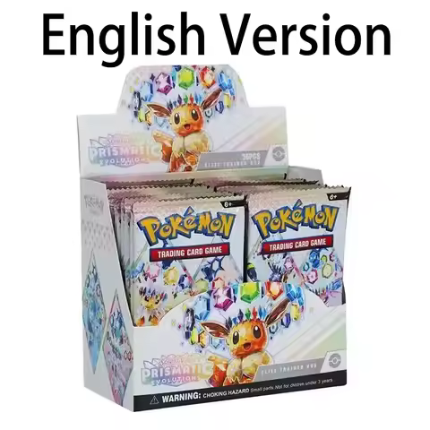 360Pcs Pokemon Card MEGA EVOLUTION Lucario Prismatic Evolutions Game Cartoon English Booster Battle 