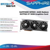 SAPPHIRE NITRO+ AMD Radeon RX7700 XT 12GB Graphics Card