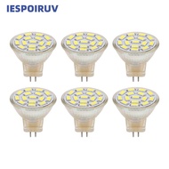 IESPOIRNC 6PCS MR11 LED Bulb, 3W Glass GU4 LED Bulb, Durable 12V LED Light Bulb Recessed Lighting