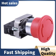 22mm NC Red Mushroom Emergency Stop Push Button Switch 600V 10A ZB2-BE102C XB2-BS542X1