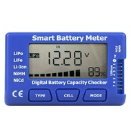 Digital Battery Meter with LCD Backlit Display 5 in 1 Smart Digital Battery Capacity Checker for LiP