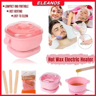 Silicone bowl Wax Warmer Depilatory Heater Wax Paraffin Warmer Spa Hair Removal Pot Set With Beans S