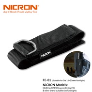 Nicron pouch flashlight bag use for B74e/H10R/B74/B74camo/B74uv/F51 place flashlights  NRB-Bag FB-01