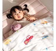 韓國 Juhodeco 兒童抗敏防蟎睡袋-車車樂園(附收納袋)