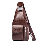 กระเป๋าคาดอก หนังpu แฟชั่น ผู้ชาย bag design รุ่น 098