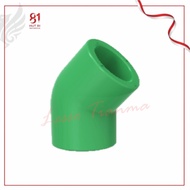 LESSO - Elbow PPR 45 Degree DN 63MM (2 INCH) 45 degree pdr keni/ 45 degree knee/ 71440