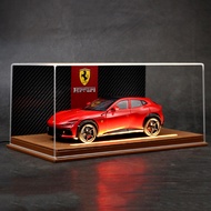 [Ready Stock] Ferrari FUV Alloy Car Purosangue Model Simulation Lighting Display Boys Holiday Gift f