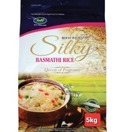 Jati Silky Bashmathi Rice 5kg, Basmati nasi beras basmati رز بسمتي